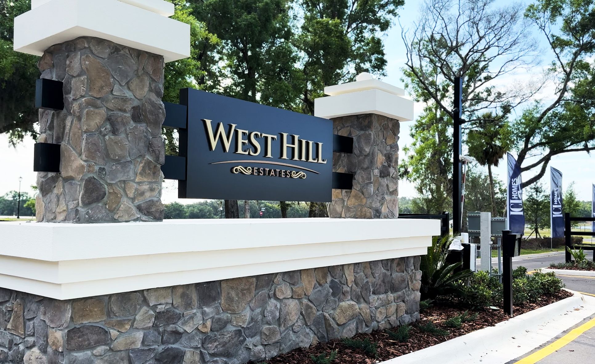West Hill Estates Monument Sign