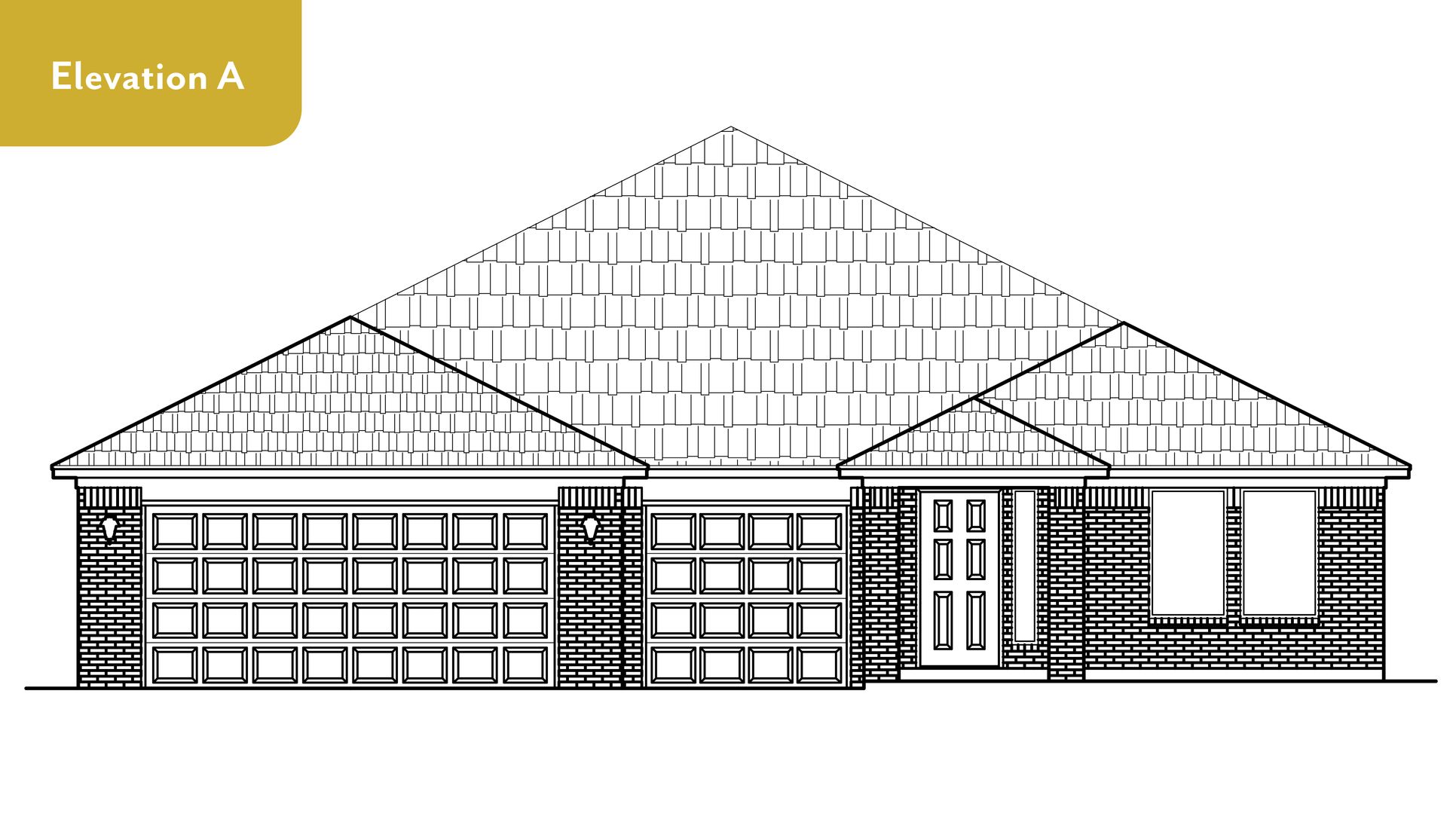 Lincoln: Elevation A:Lincoln: Elevation A