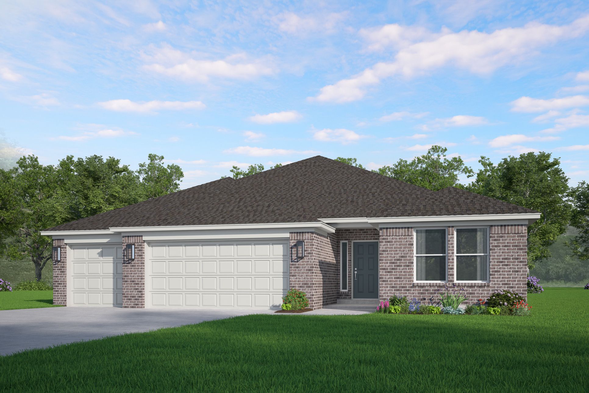 Quinn Traditional Elevation A rendering:Traditional Elevation A
