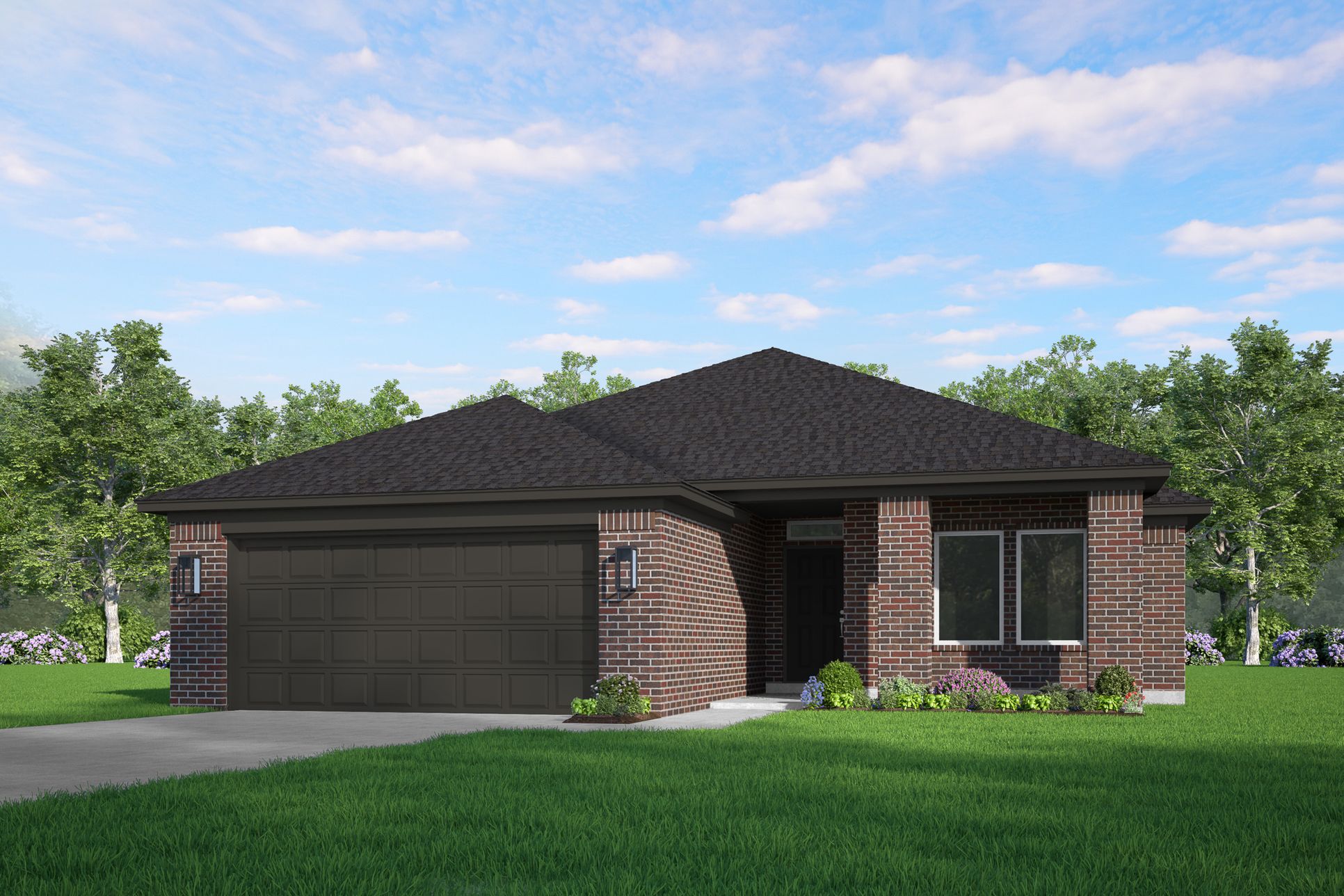 Holloway Traditional Elevation A rendering:Traditional Elevation A
