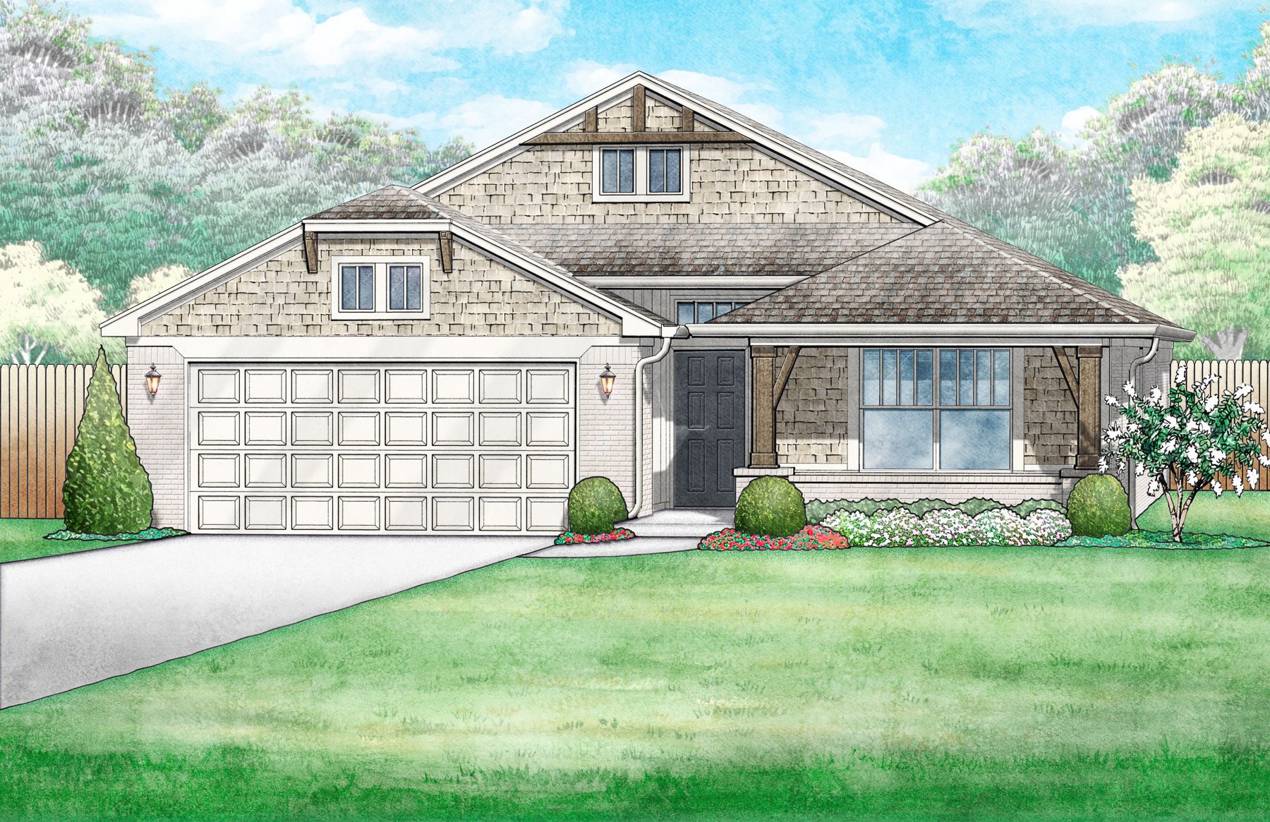 Jordan Craftsman - Elevation A:Jordan Craftsman - Elevation A