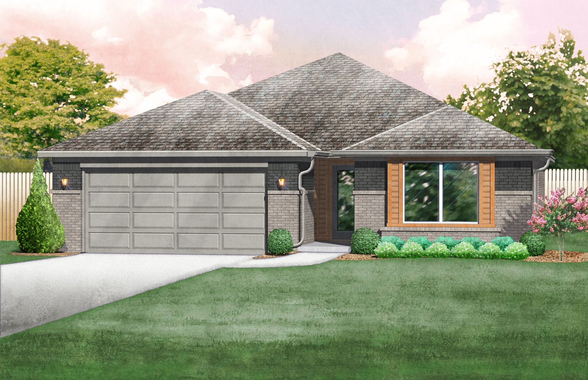 Dawson Modern - Elevation A:Dawson Modern - Elevation A
