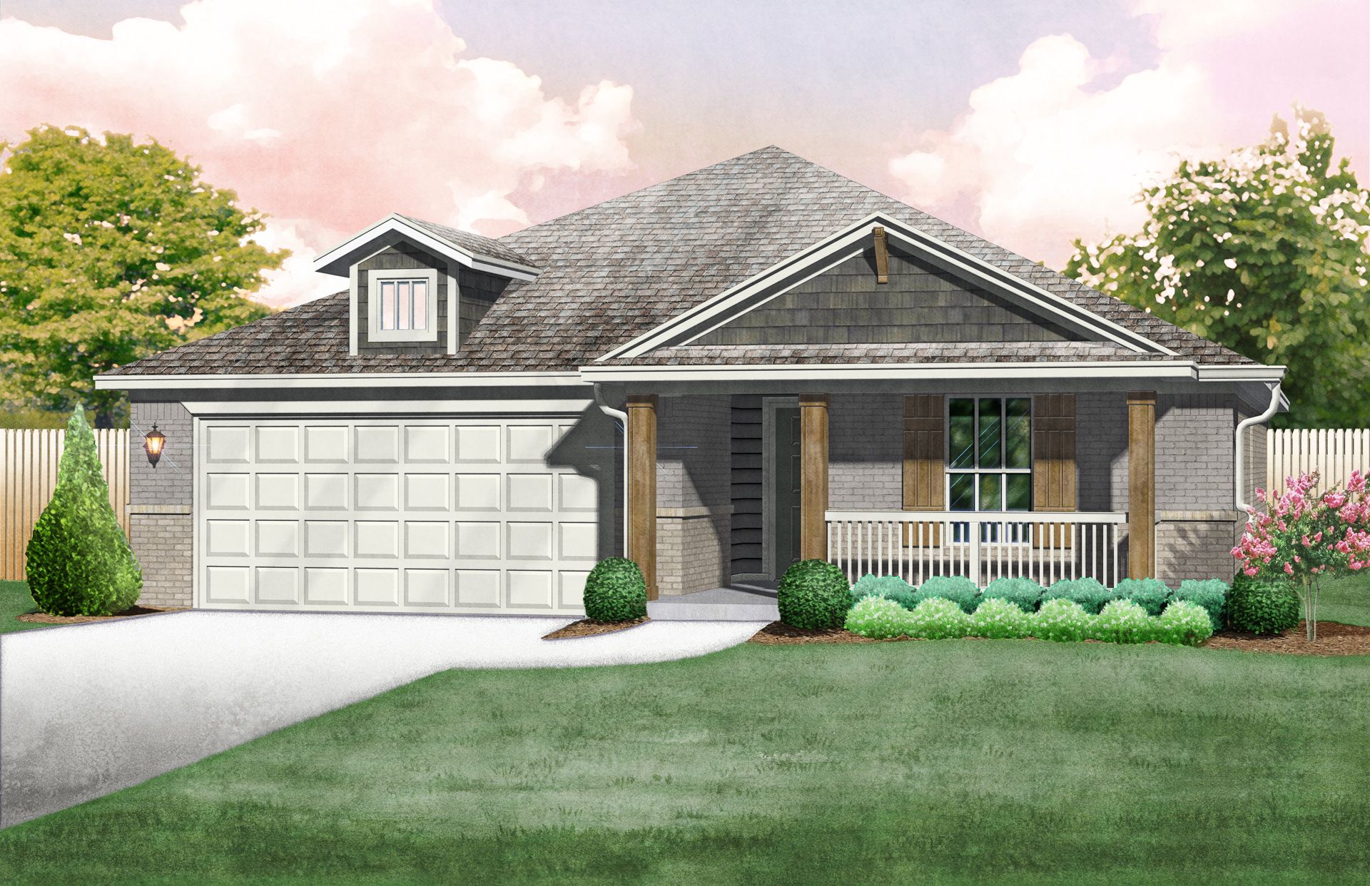 Dawson Craftsman - Elevation B:Dawson Craftsman - Elevation B