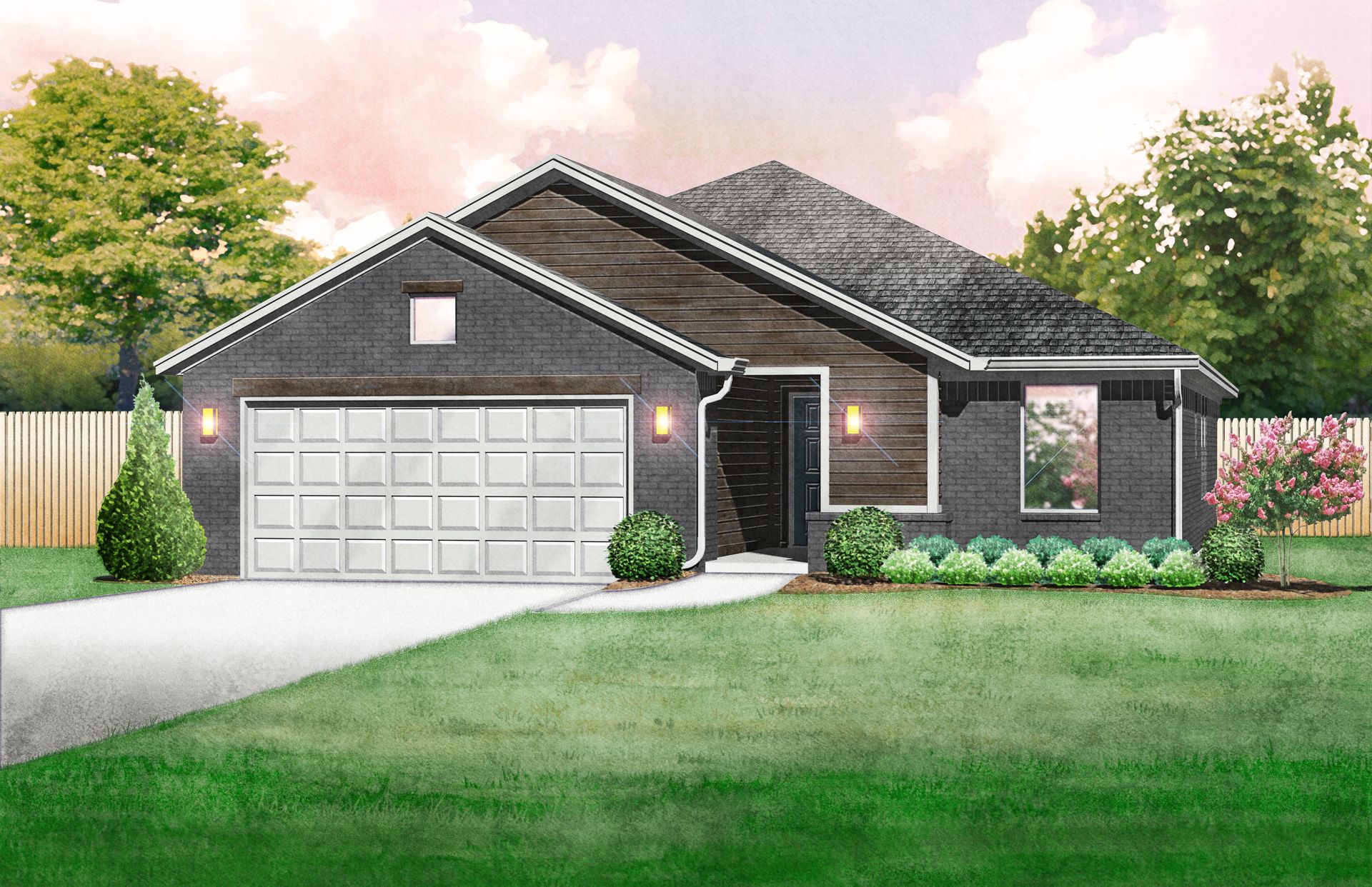 Frederickson Modern - Elevation A:Frederickson Modern - Elevation A