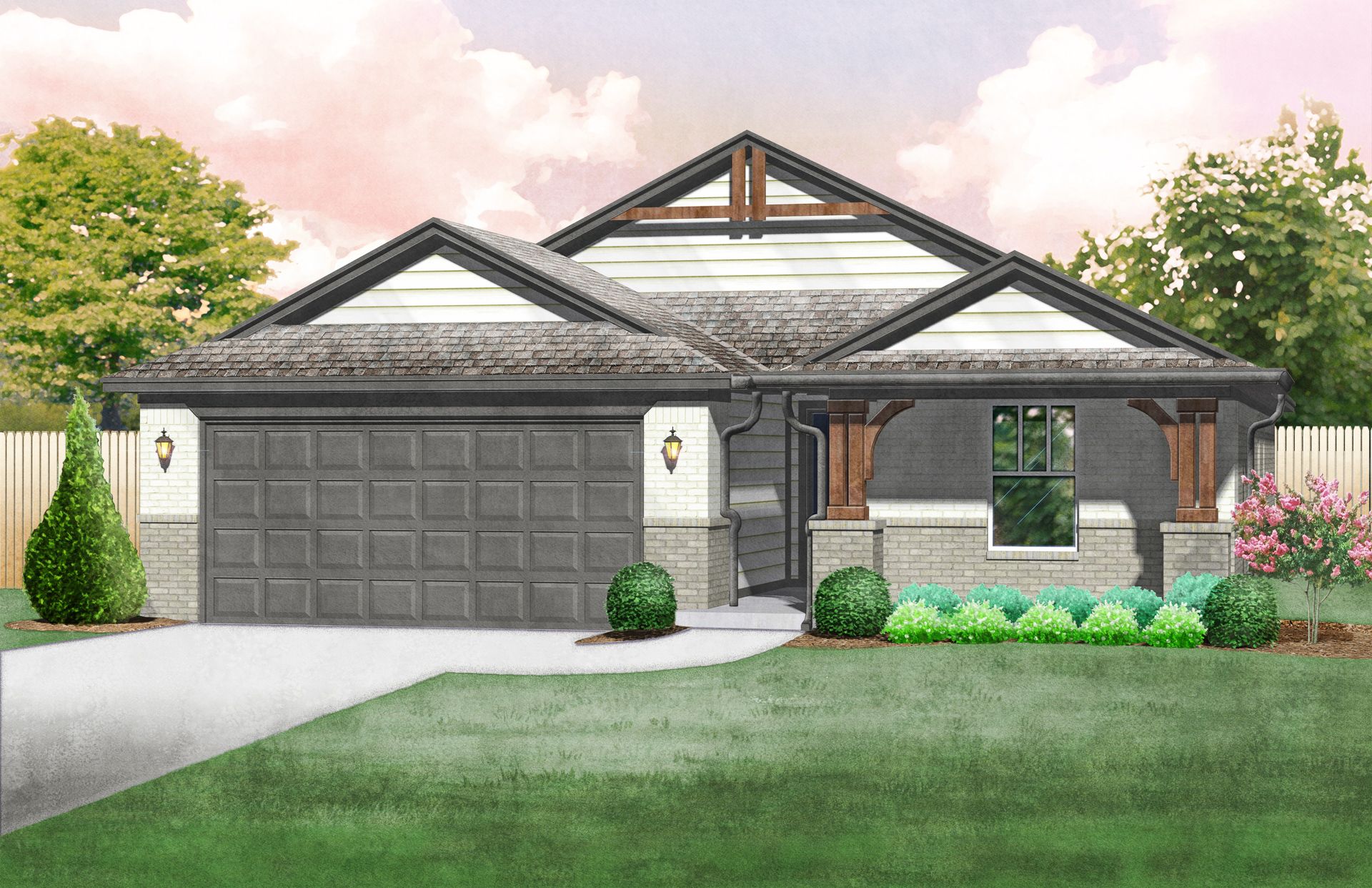 Chadwick Craftsman - Elevation B:Chadwick Craftsman - Elevation B