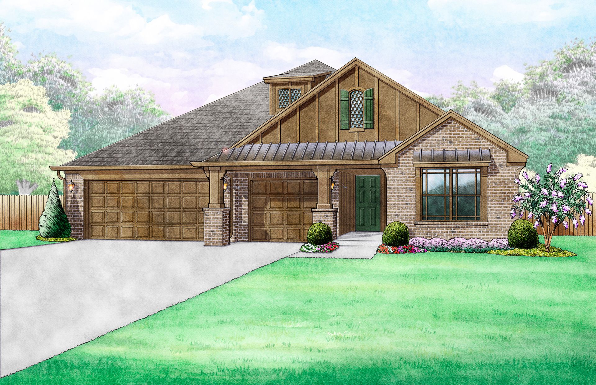 Kincaid Farmhouse - Elevation E:Kincaid Farmhouse - Elevation E