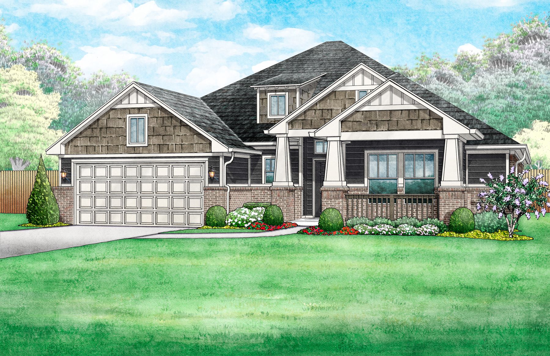 Jacobson Craftsman - Elevation A:Jacobson Craftsman - Elevation A