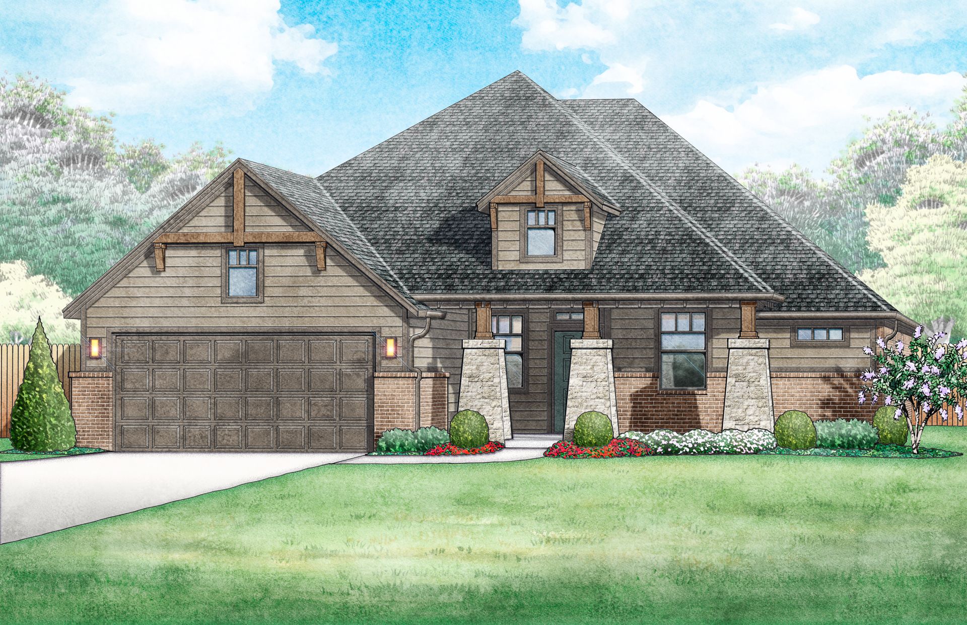 Stafford Mountain Cottage - Elevation E:Stafford Mountain Cottage - Elevation E