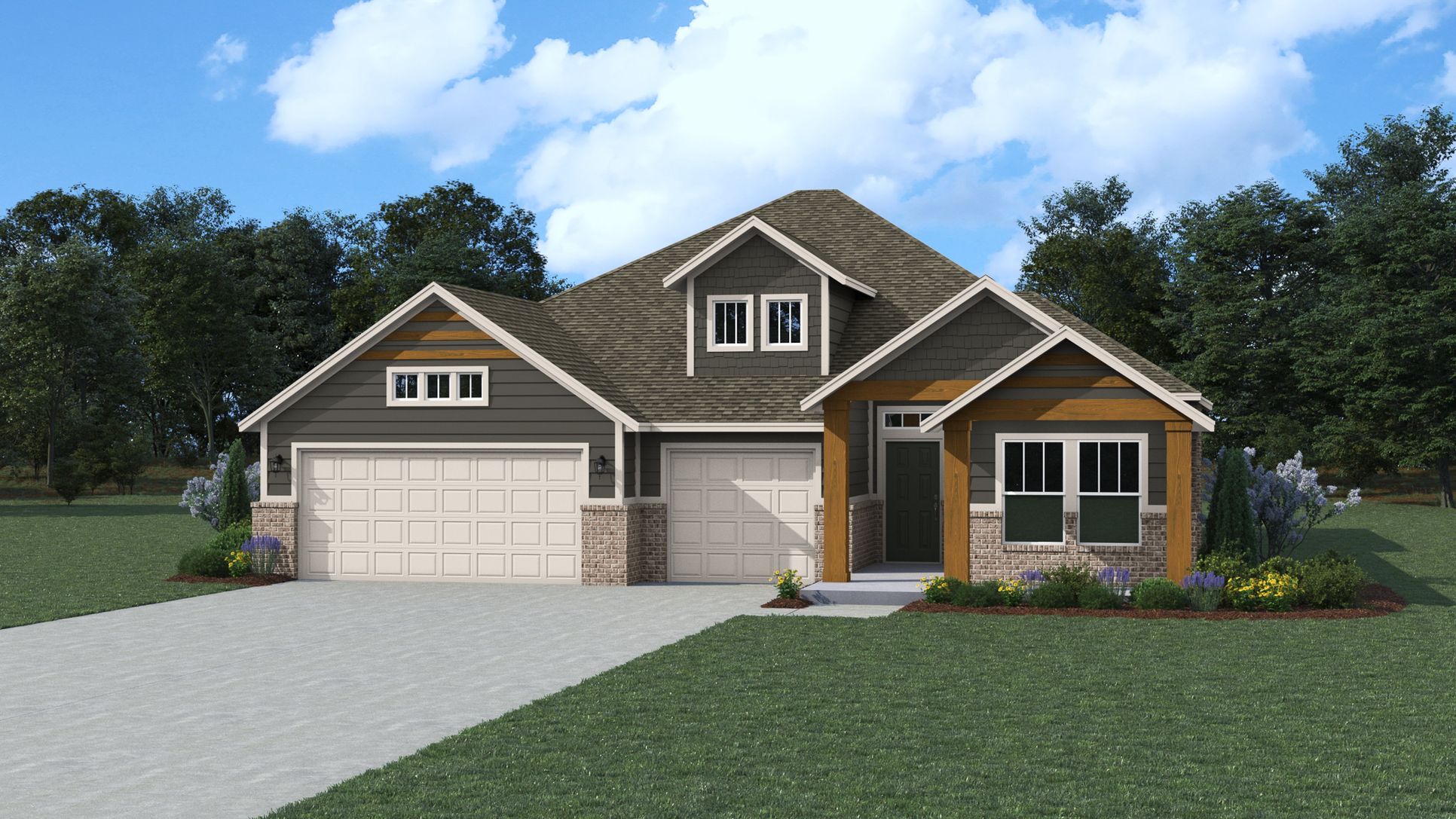 Kincaid with Porch A - Craftsman:Kincaid with Porch A - Craftsman