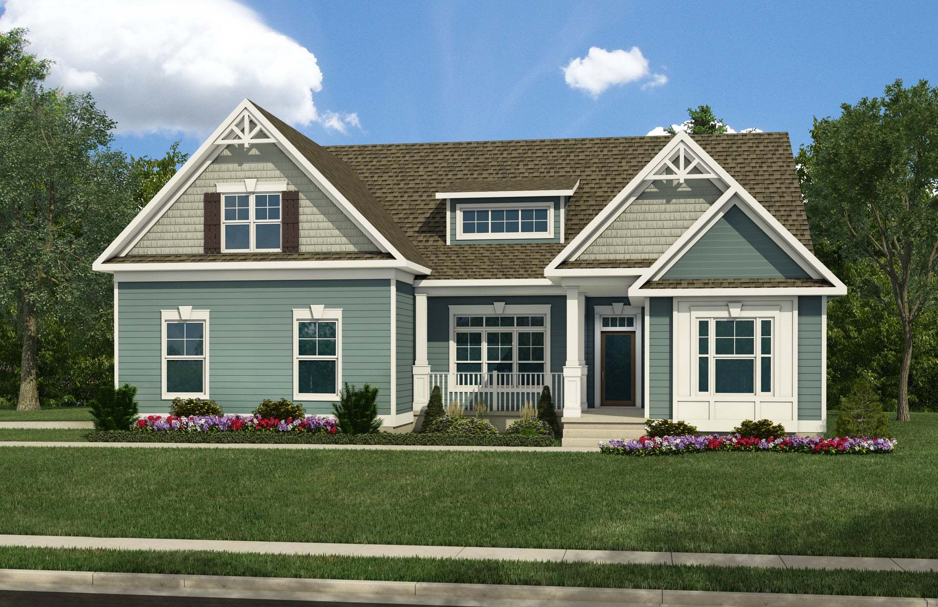 Exterior:Hampton (side entry garage)
