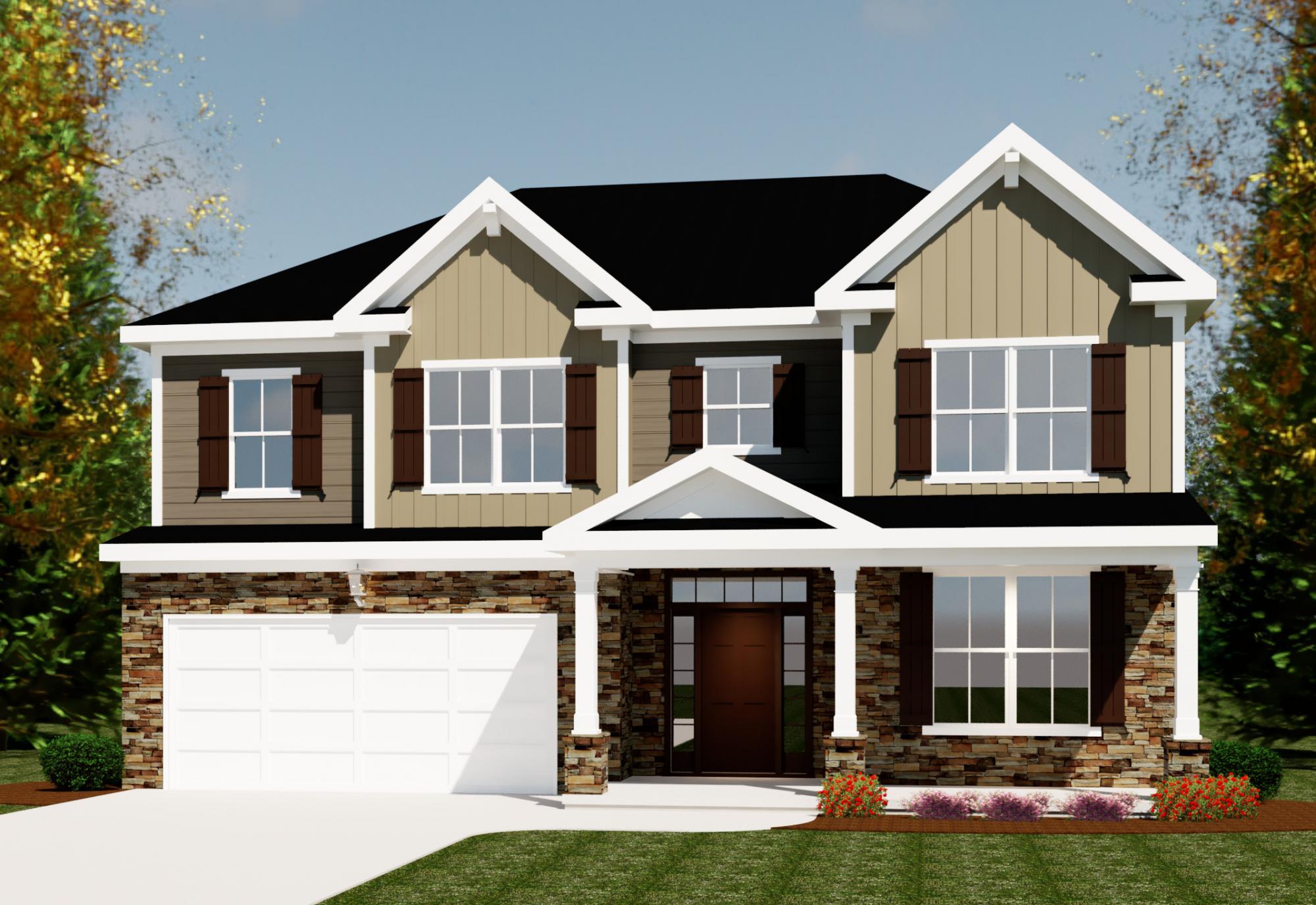 Exterior:2916 Mill Creek B Rendering
