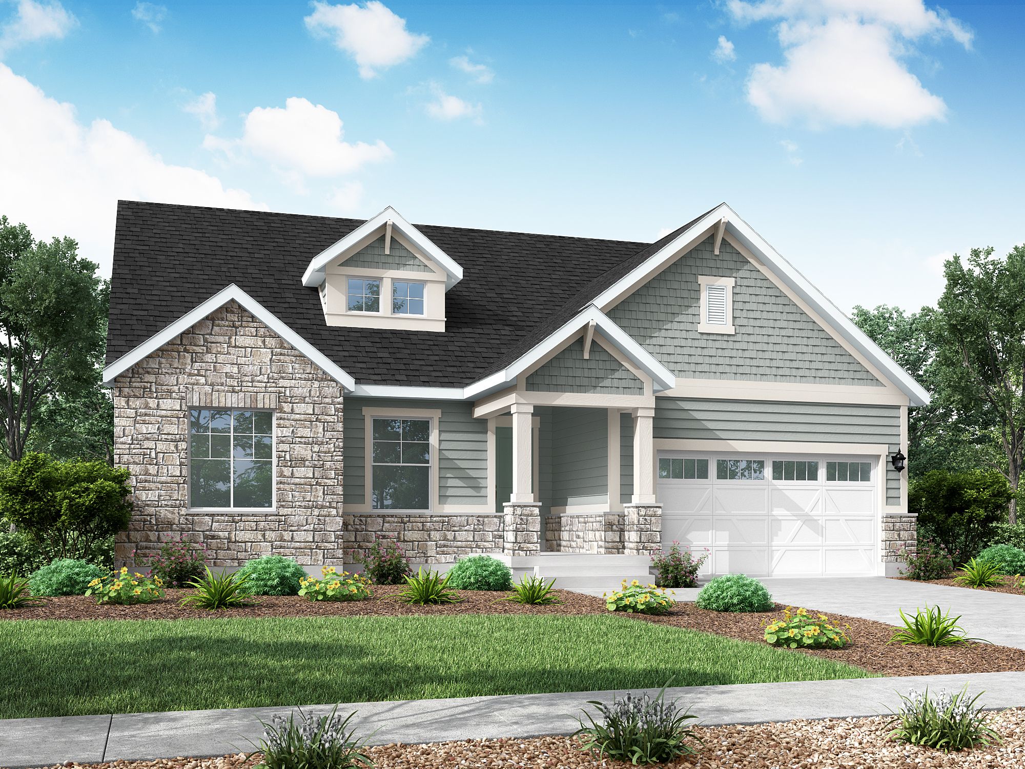 Exterior:Big Cottonwood Rendering