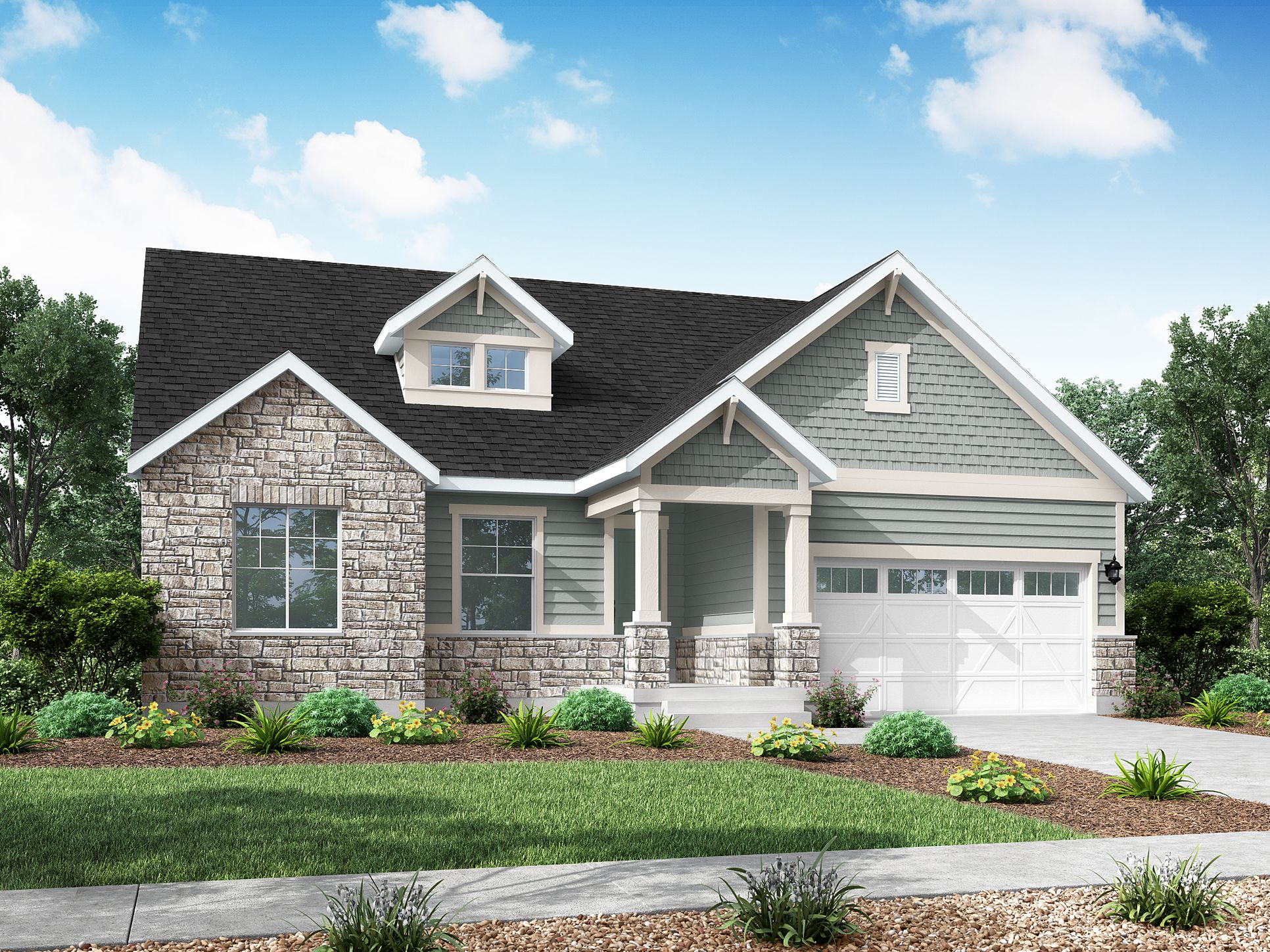 Exterior:Big Cottonwood Rendering