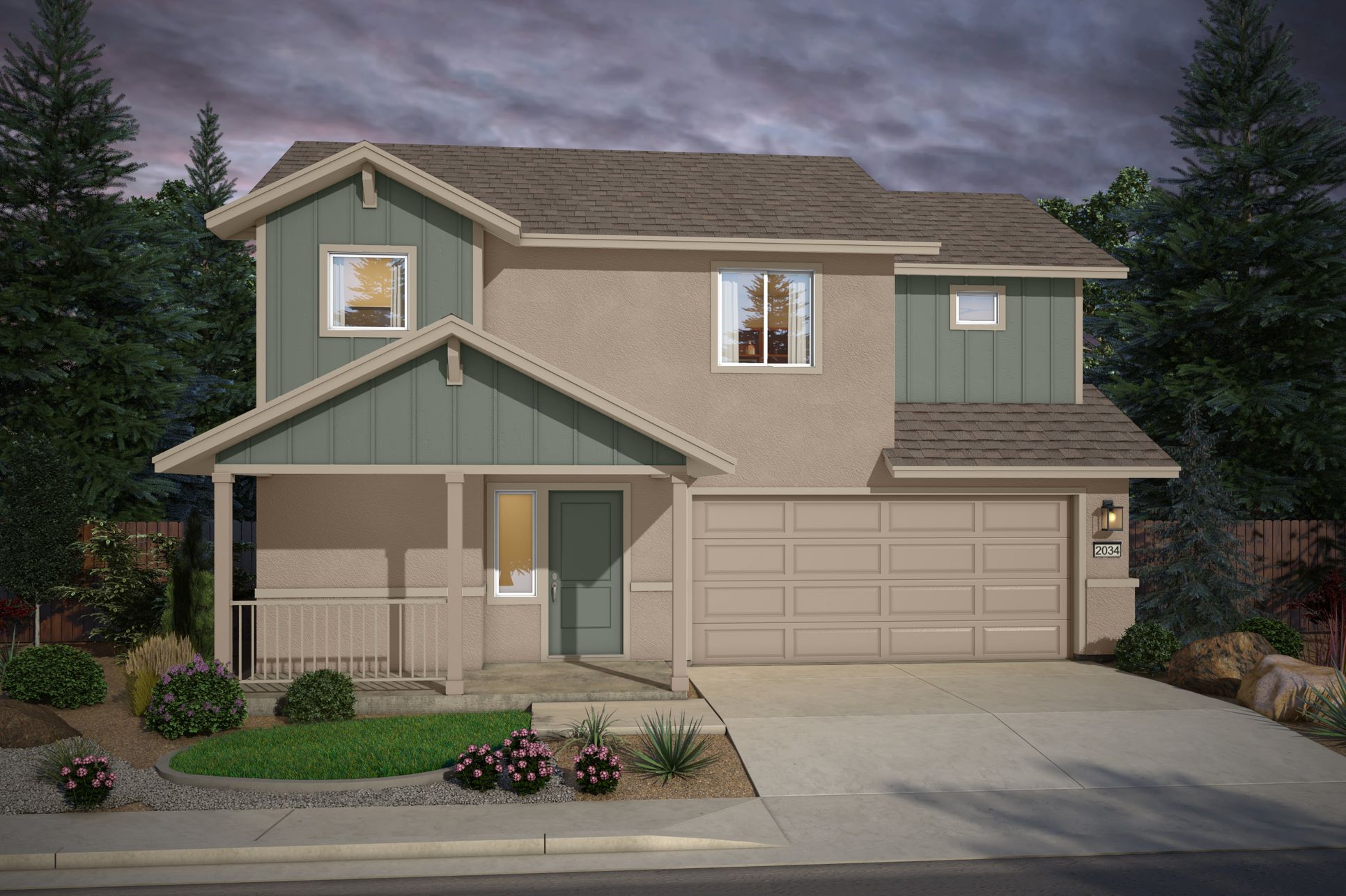 The Willow Elevation A:The Willow Elevation A