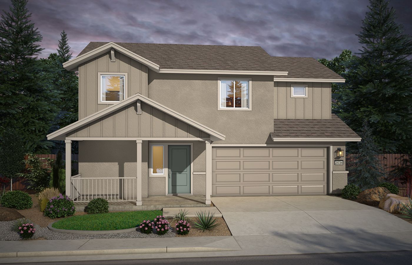 Elevation A:The Willow