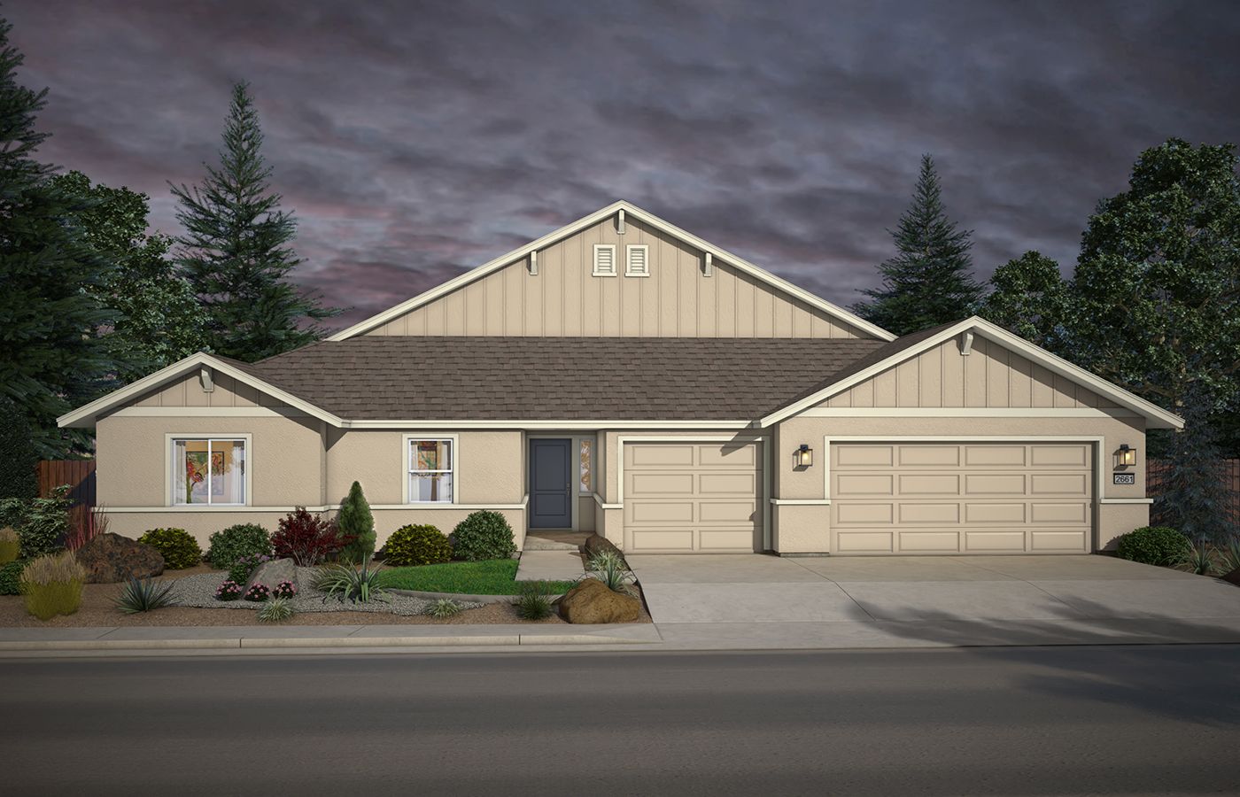 Elevation A:The Tamarack