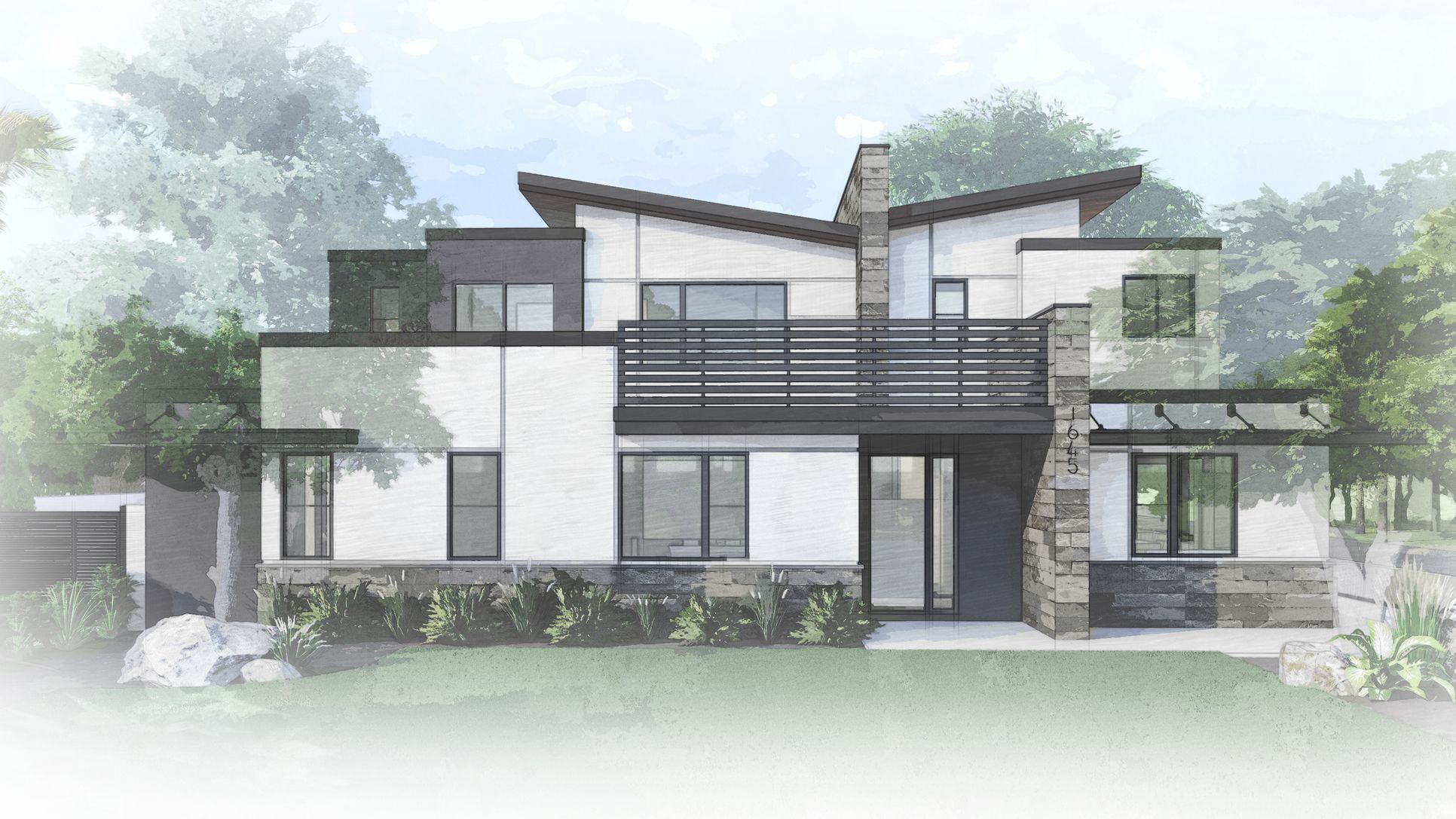 Lake Villas Pasadena - Unit 2 :Elevation 