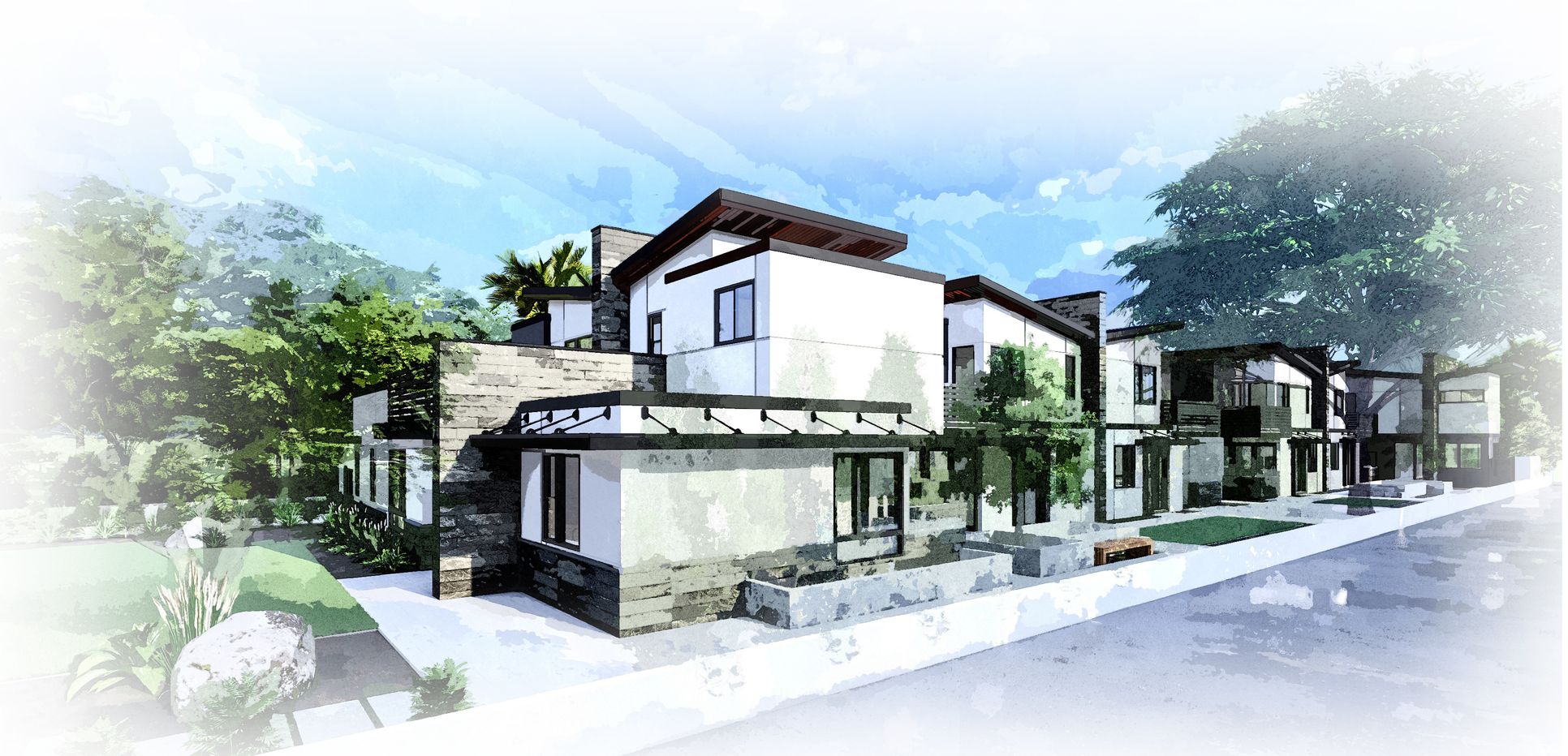 Lake Villas Pasadena - Unit 3:Elevation