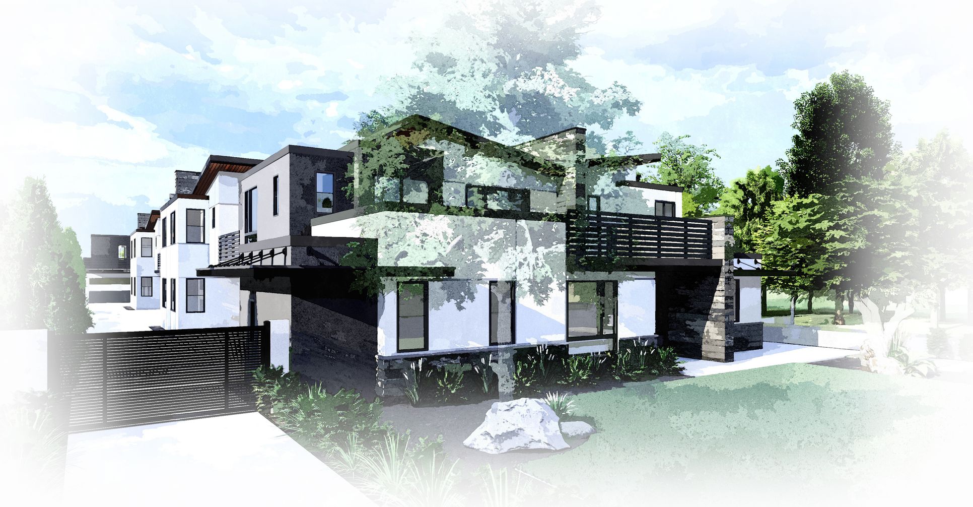 Lake Villas Pasadena - Unit 4:Elevation