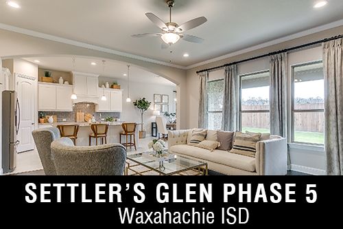 New Homes for Sale in Settler's Glen Phase 5 | Waxahachie, TX Home Builder