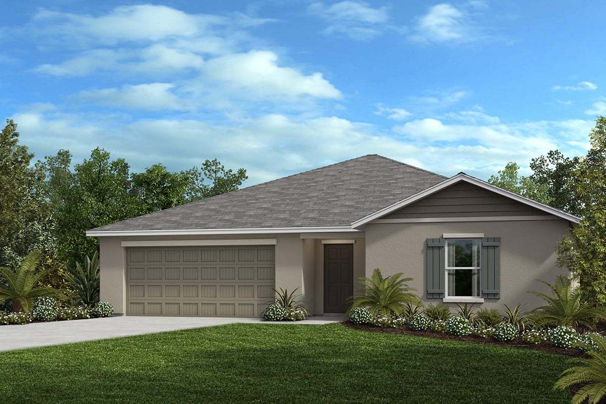 Exterior:Plan 1585 Elevation F