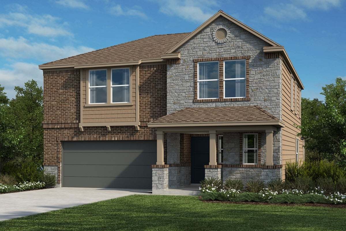 Exterior:Plan 2412 Elevation D
