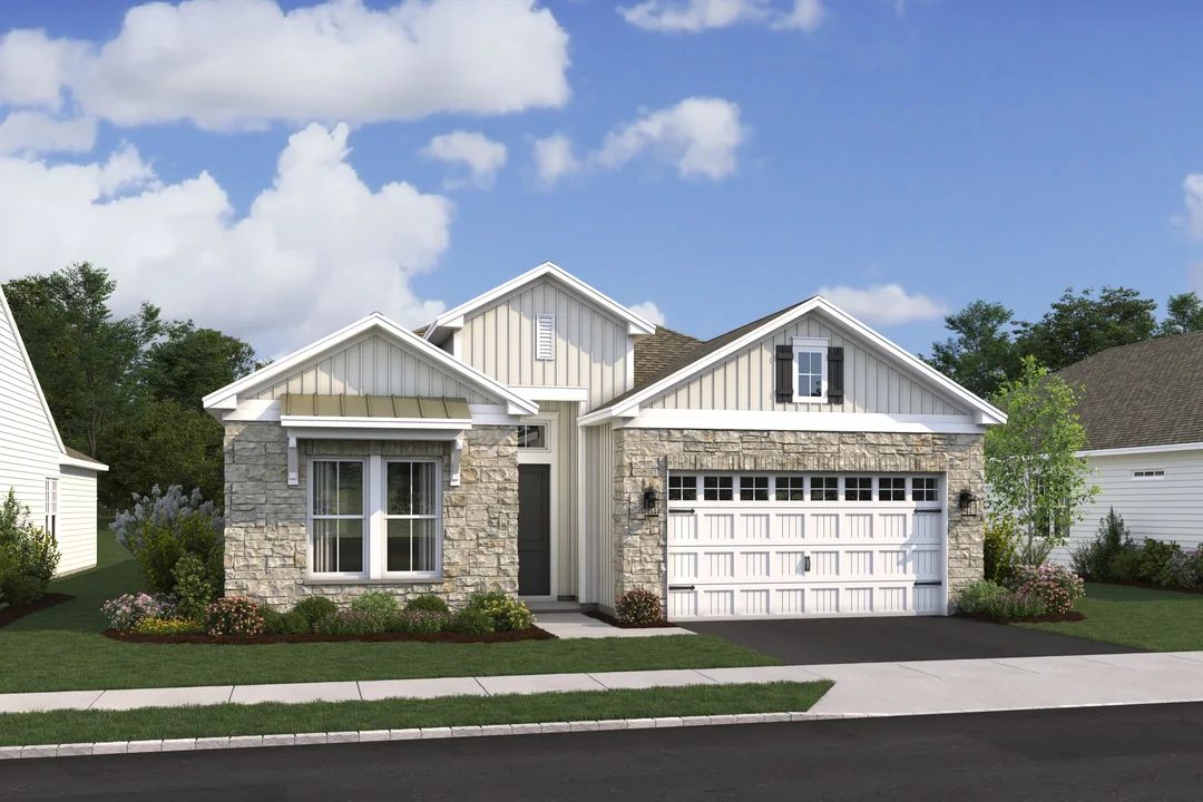 Exterior:Poitier FD Stone-Artist Rendering