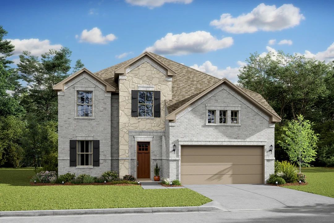 Exterior:El Paso SA with Stone