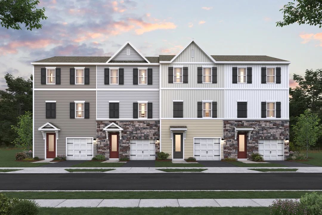 Exterior:Luxurious Townhomes - Artist Rendering