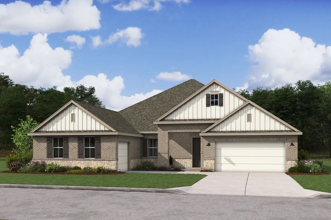 Exterior:Austin TA with Stone