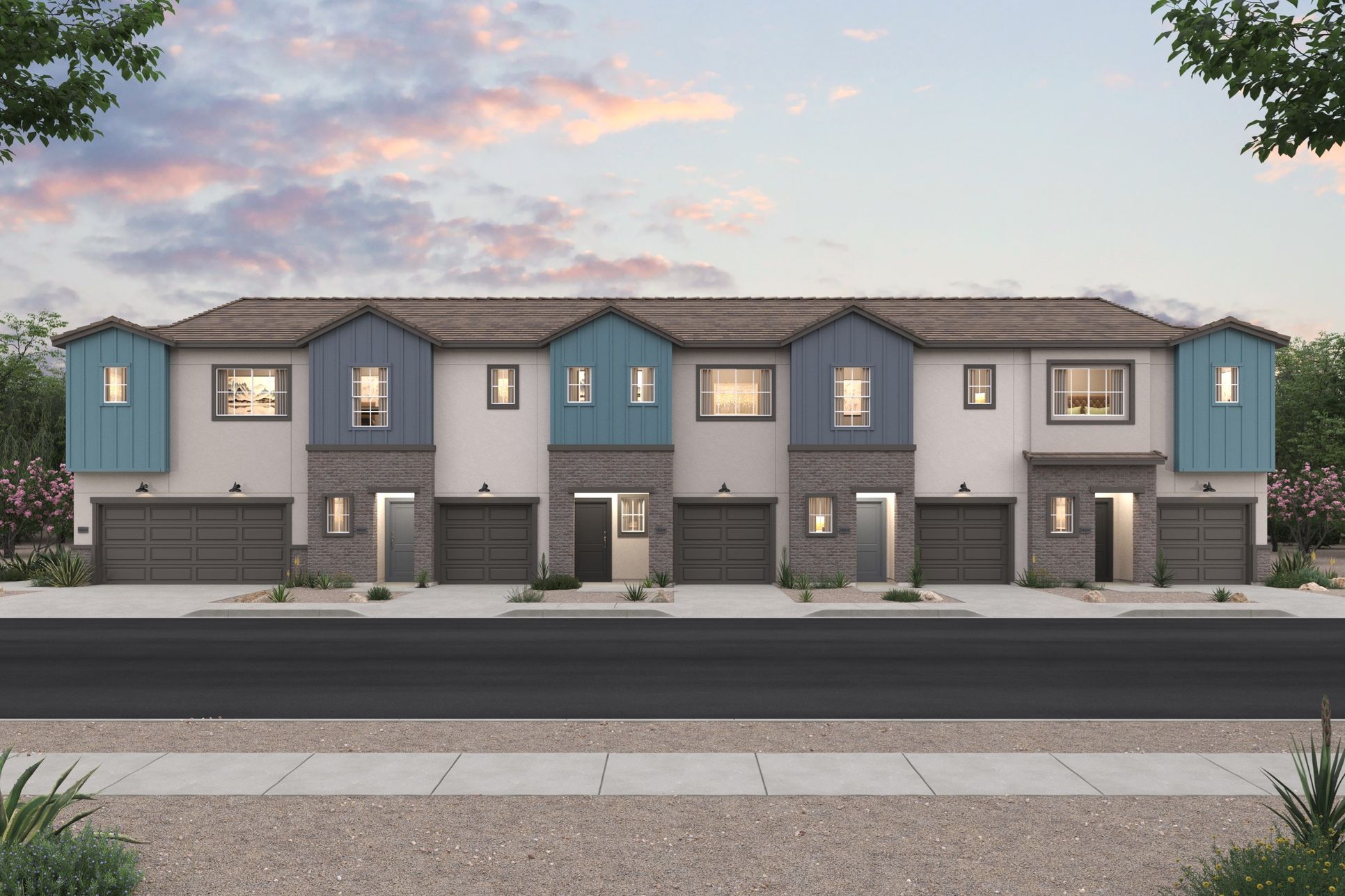 Exterior:Luxurious Townhomes