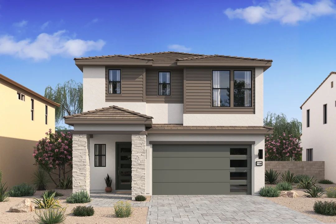 Exterior:Hampton Elevation Contemporary ZA