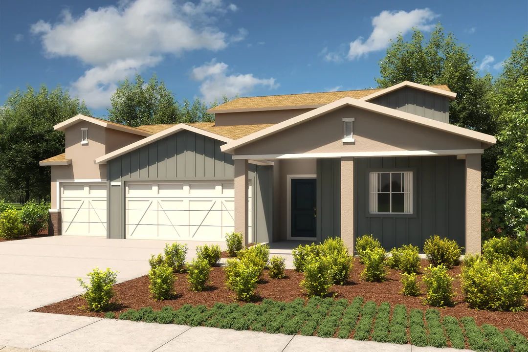 Exterior:Slate American Farmhouse B Elevation
