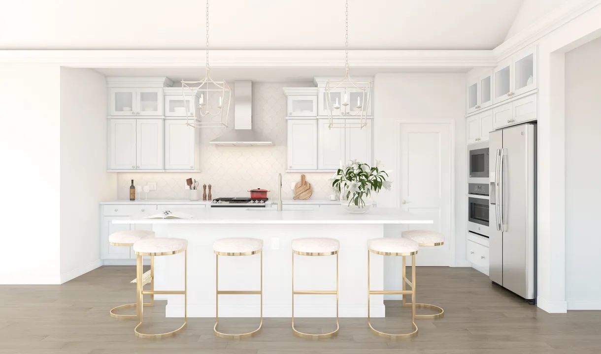 Interior:Kitchen with pendant lighting