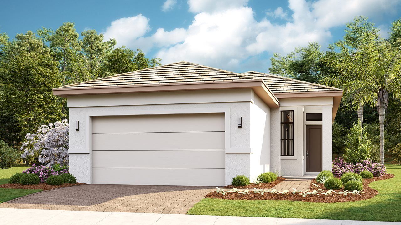 Exterior:Elevation A - Beverly Model