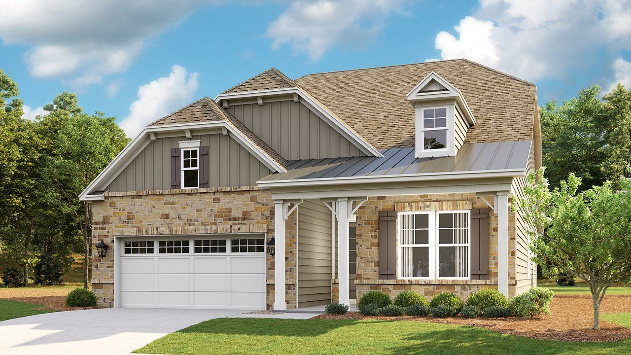 Exterior:Madison Model | Elevation CS-Farmhouse
