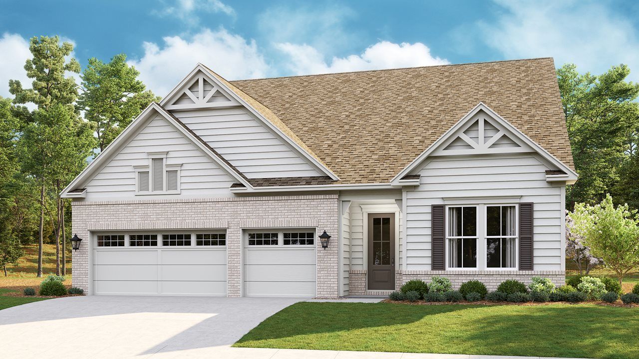 Exterior:Paige Model Home | Elevation AB-Heritage