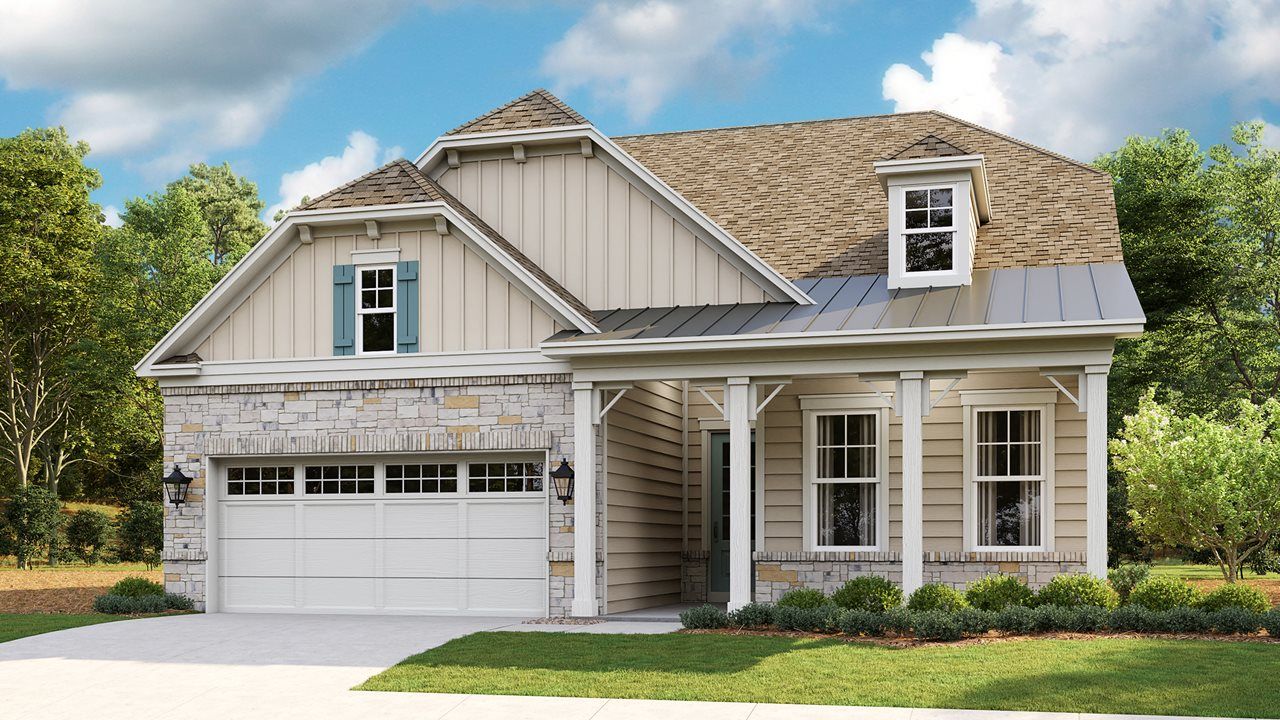 Exterior:Julia Model Home |Elevation CS- Farmhouse