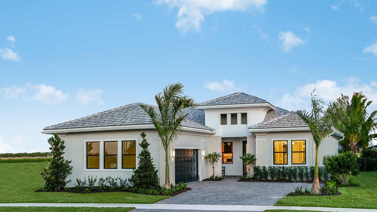 Exterior:Palm Beach Model Home | Front Elevation