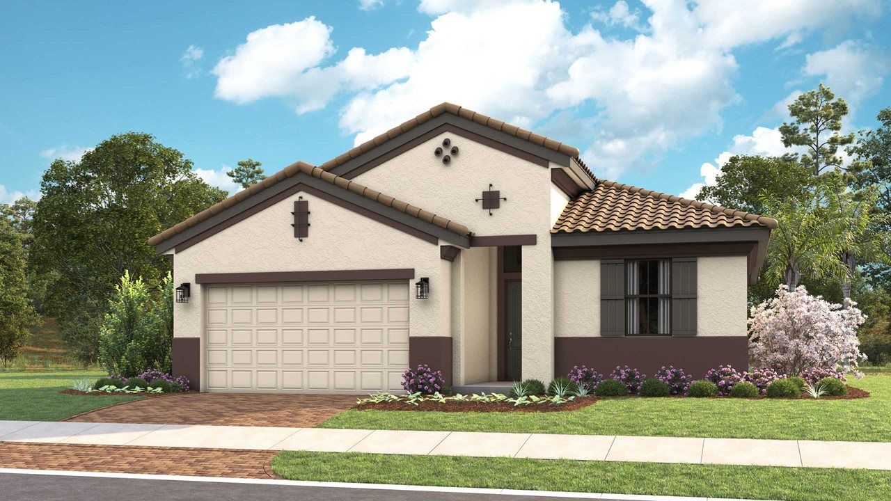 Exterior:Mediterranean Elevation with Bonus