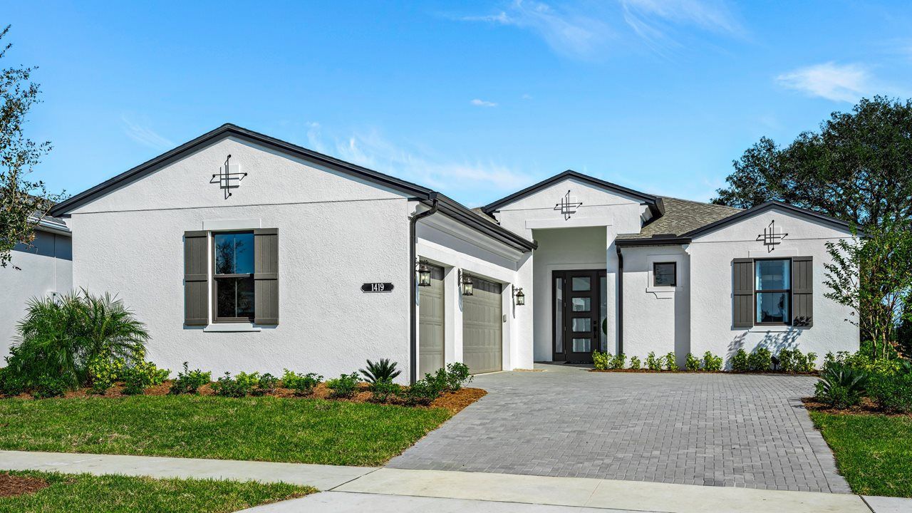 Exterior:Rachel Model Home - Front Elevation