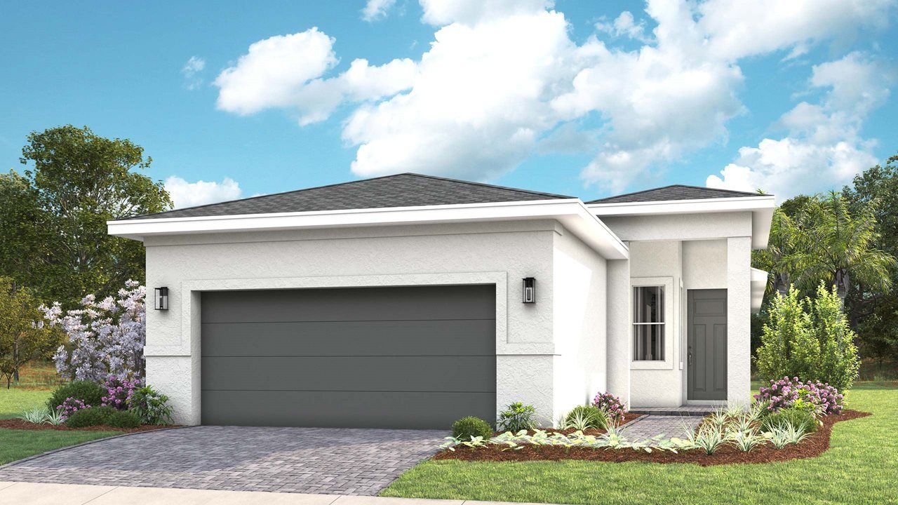 Exterior:Elevation A - Transitional
