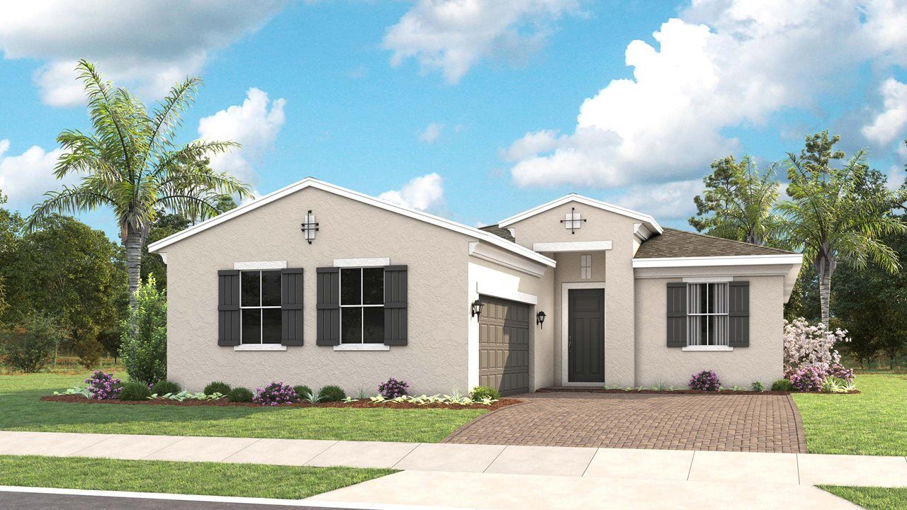 Exterior:Laura Model Home | Elevation B - Spanish