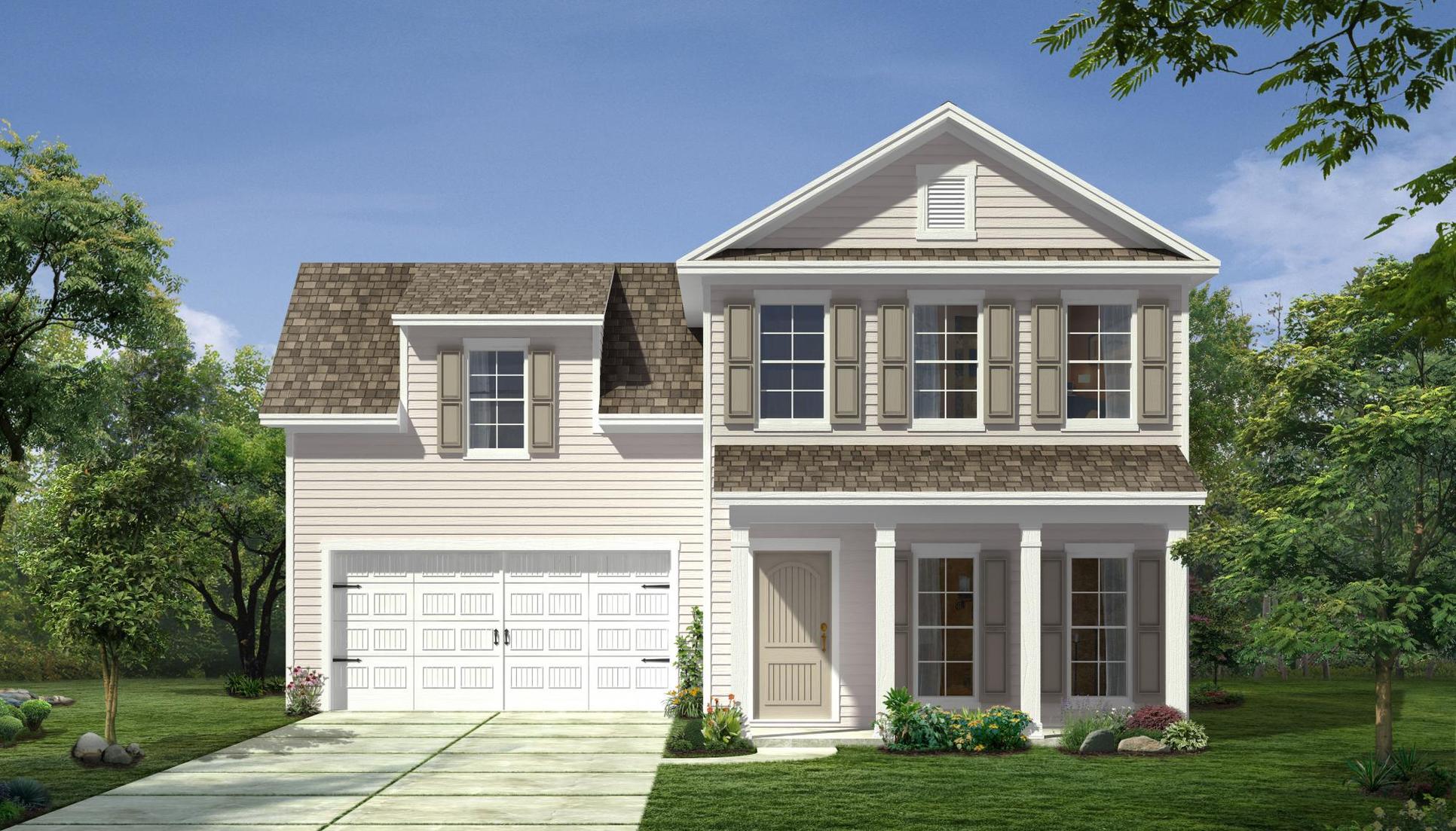 Exterior:Konter Quality Cottage Row Plans Ele B 20190426