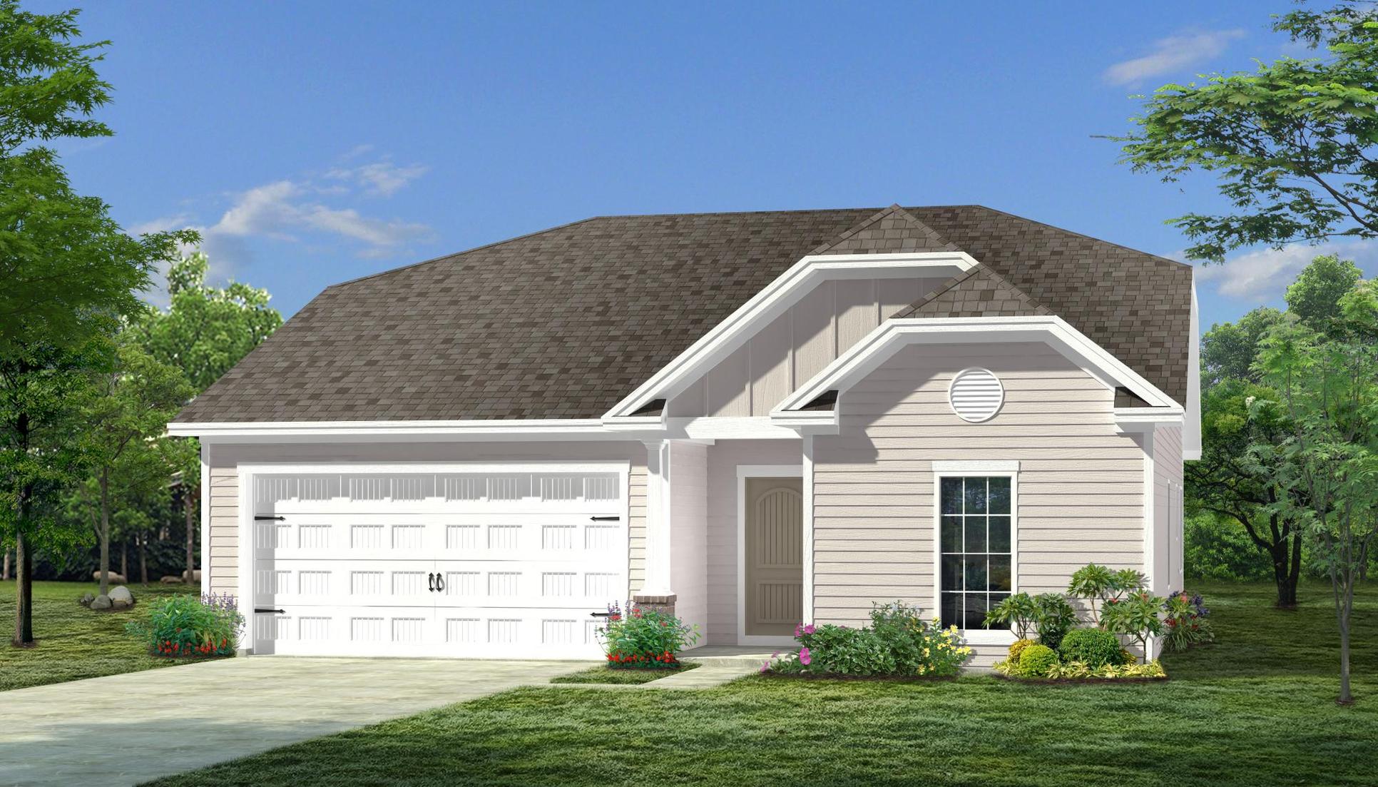 Exterior:Konter Homes Thibmbel Mill Cottage Ele B 20210922