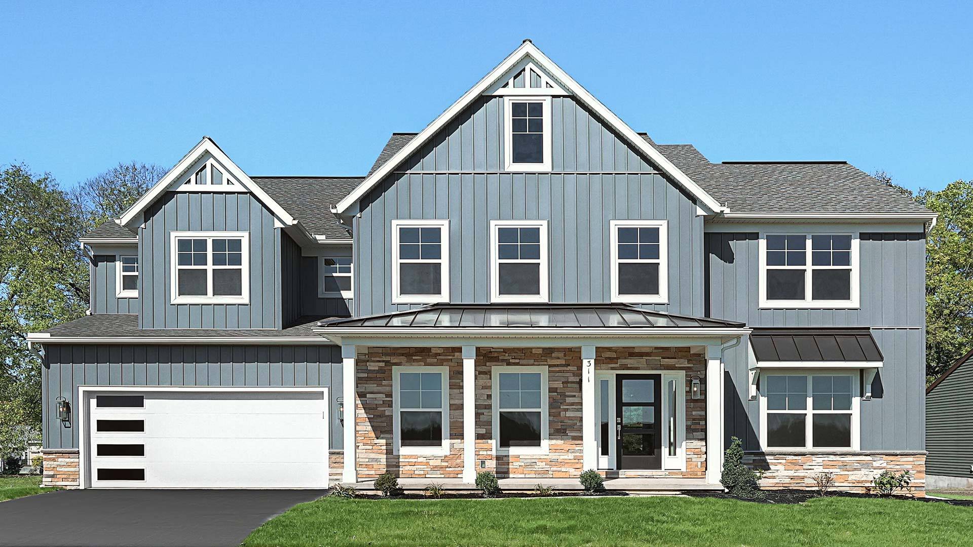 Exterior of Brookfield New Home in Annville PA:Exterior of Brookfield New Home in Annville PA