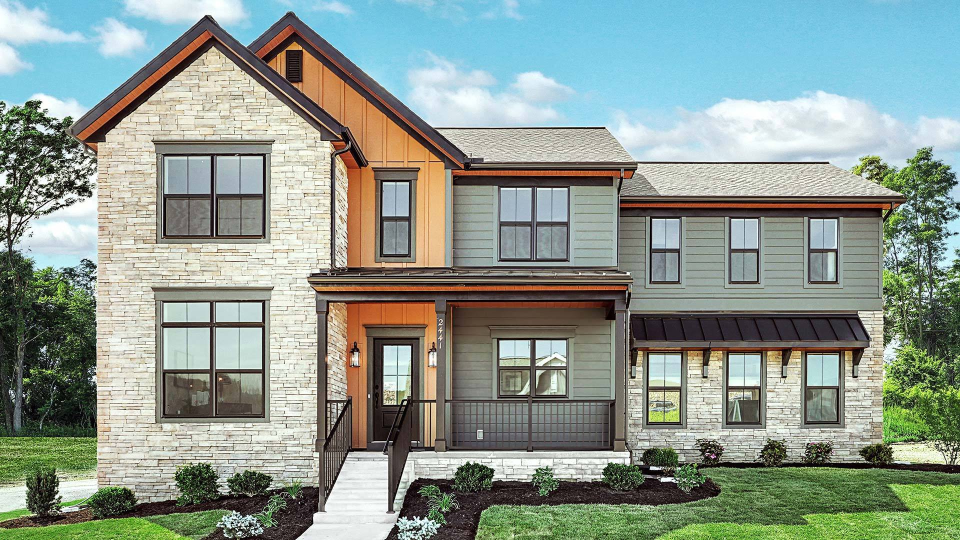 Darien New Home in Harrisburg's Susquehanna Union Green New Home Community:Darien New Home in Harrisburg's Susquehanna Union Green New Home Community