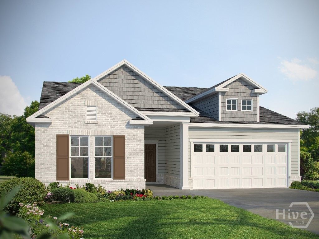 Exterior:Rendering only. Plan orientation, colors, details and dimensions may differ in actual home.