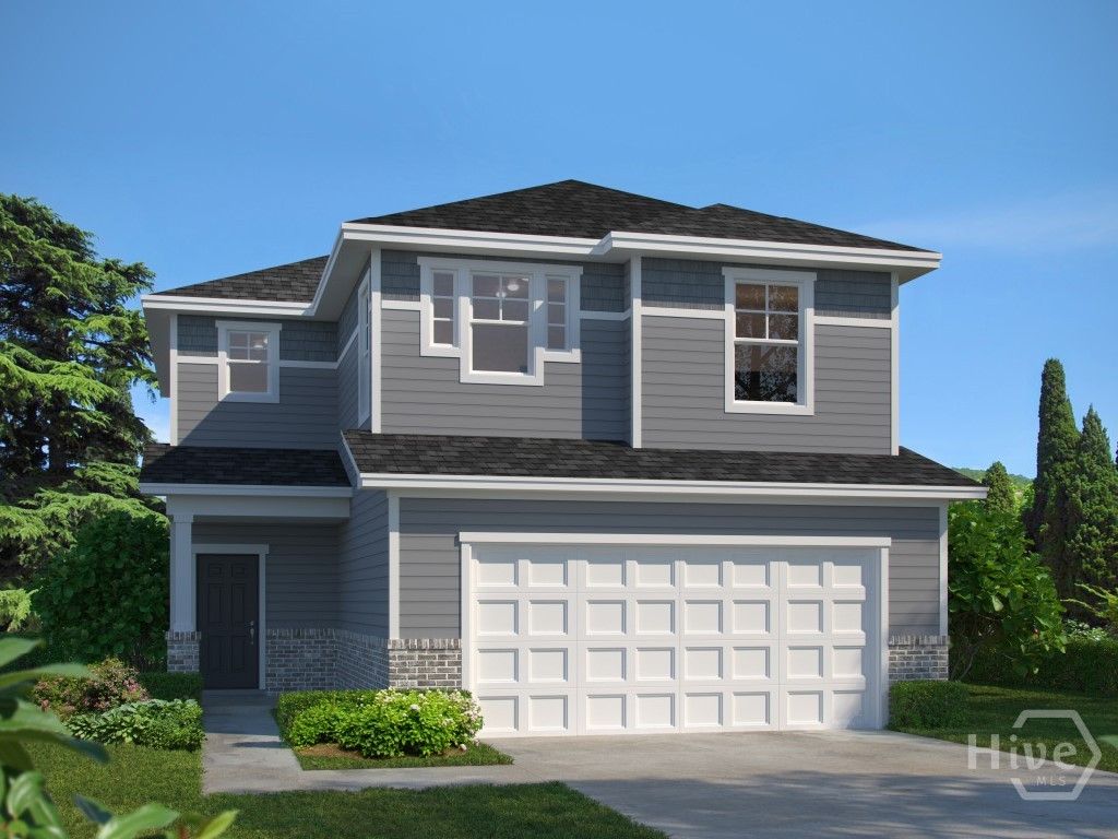 Exterior:Rendering only. Plan orientation, colors, upgrades