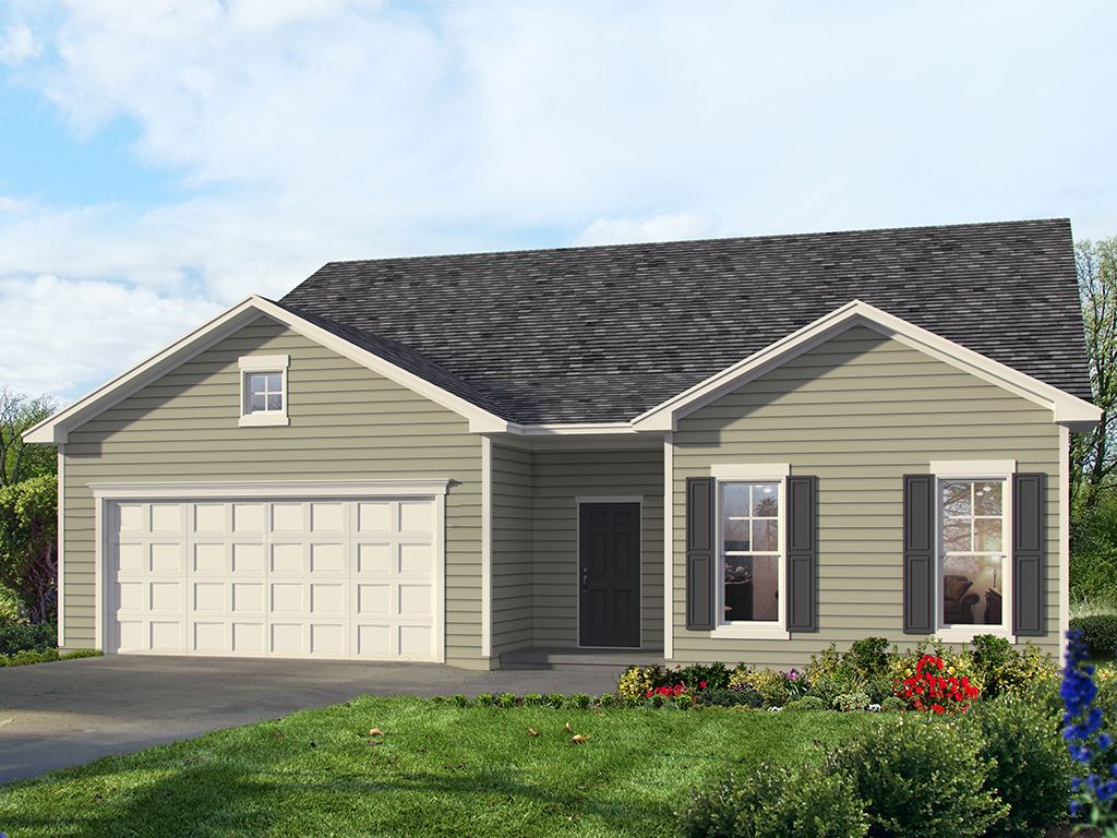 Roxboro A, single story home floor plan design by Landmark 24 Homes:Roxboro A